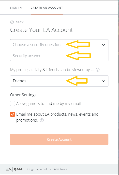 How to create account on Origin (Quick instruction) 