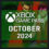 Xbox Game Pass October 2024: Schedule of Confirmed Titles