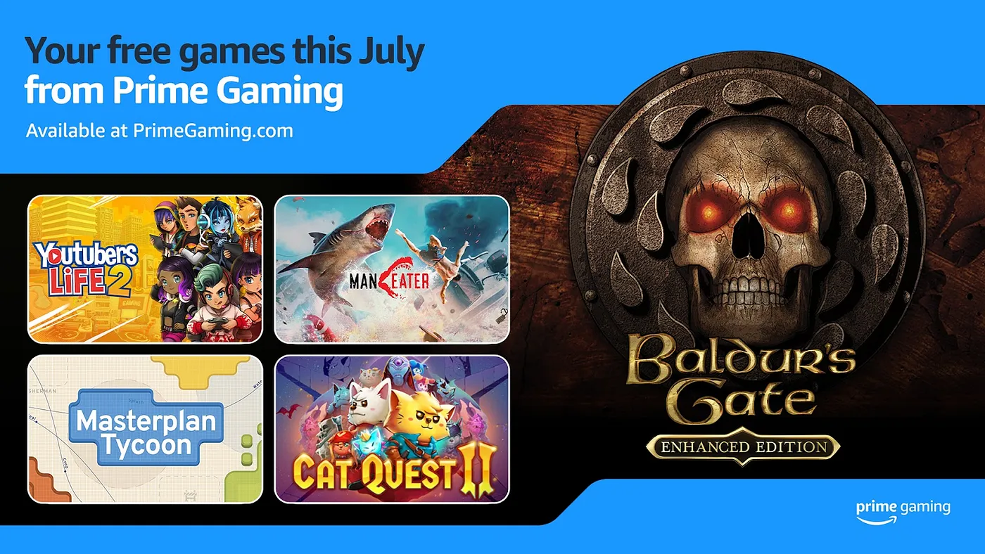 Amazon Prime Free Games July 2024