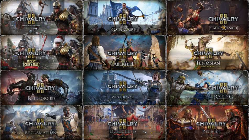 all the 11 major updates of Chivalry 2