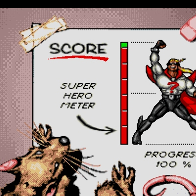 Comix Zone - Superhero Meter