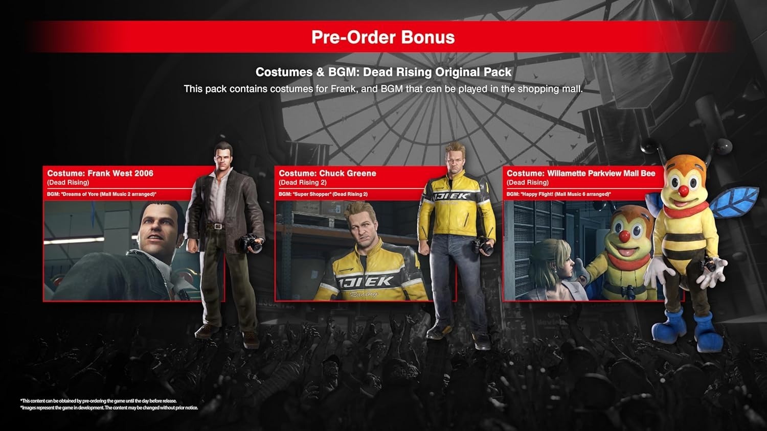 Dead Rising Deluxe Remaster Preorder Bonus