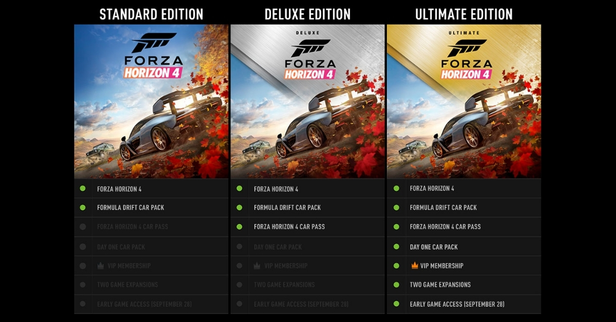 Forza Horizon 4: All Editions Discounted