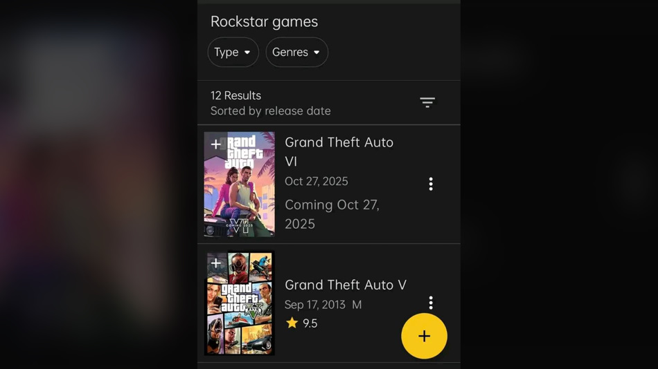 GTA 6 the alleged date according to the IMDB leak