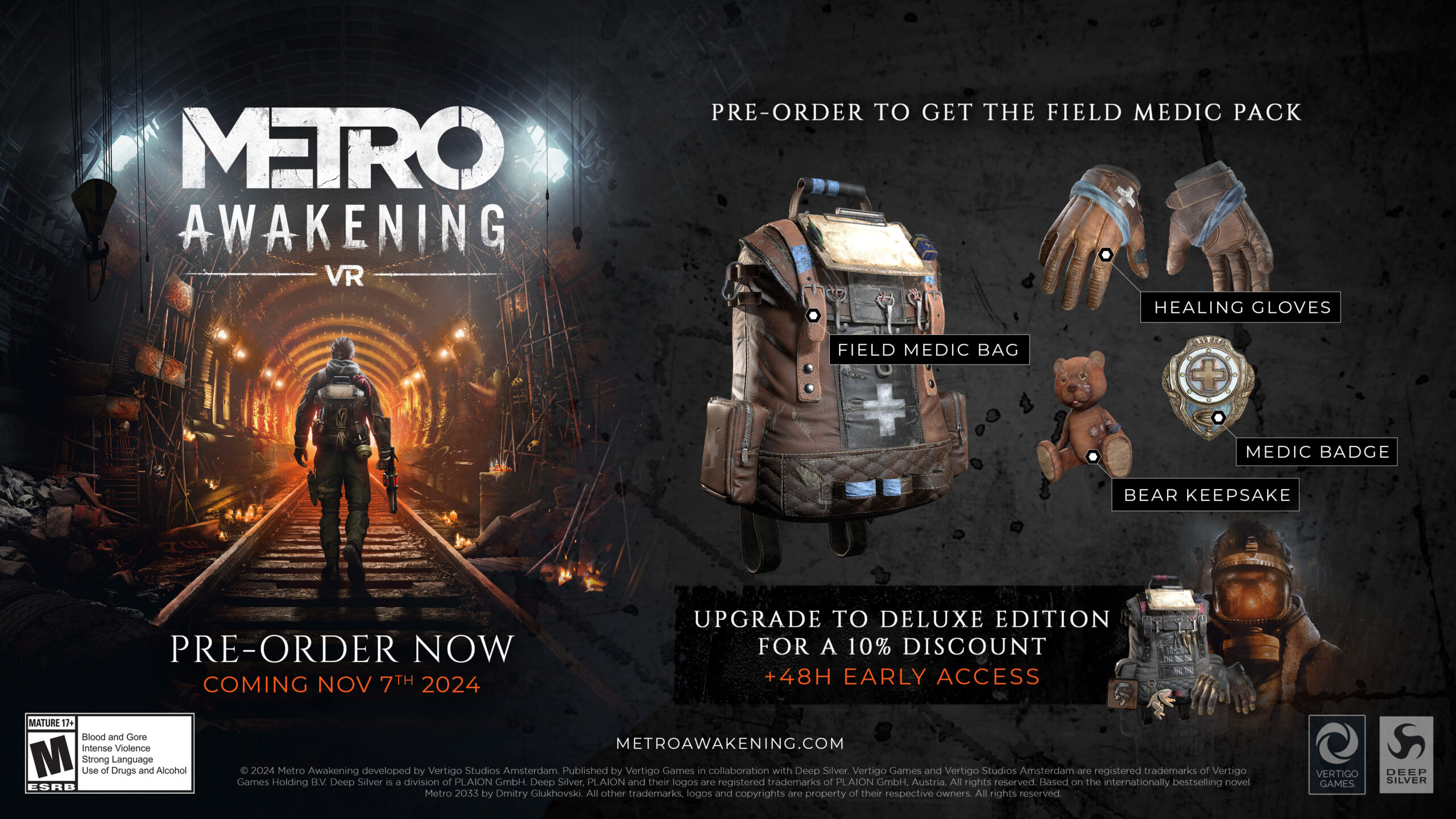 Metro Awakening VR Preorder Bonus