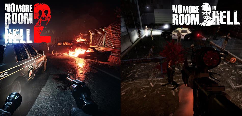 No More Room in Hell 1 vs 2 graphical differences