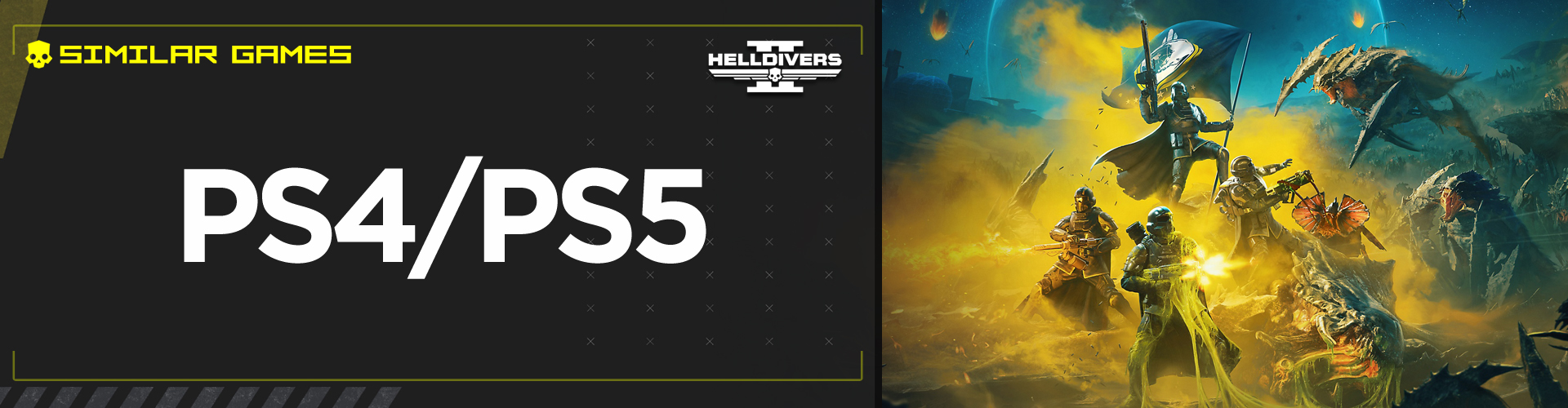 PS4 PS5 Games Like Helldivers 2