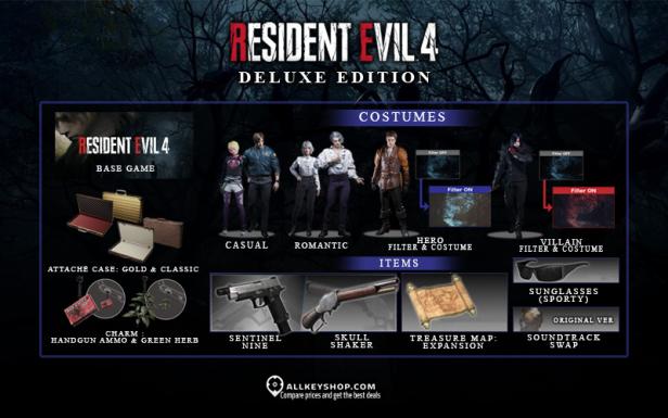 Resident Evil 4 Remake Standard And Deluxe Edition Details