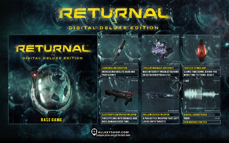 Returnal Digital Deluxe Edition on PS5 — price history, screenshots,  discounts • USA