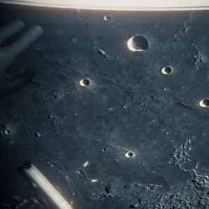 Reverse Side - Surface of the Moon From Outer Space
