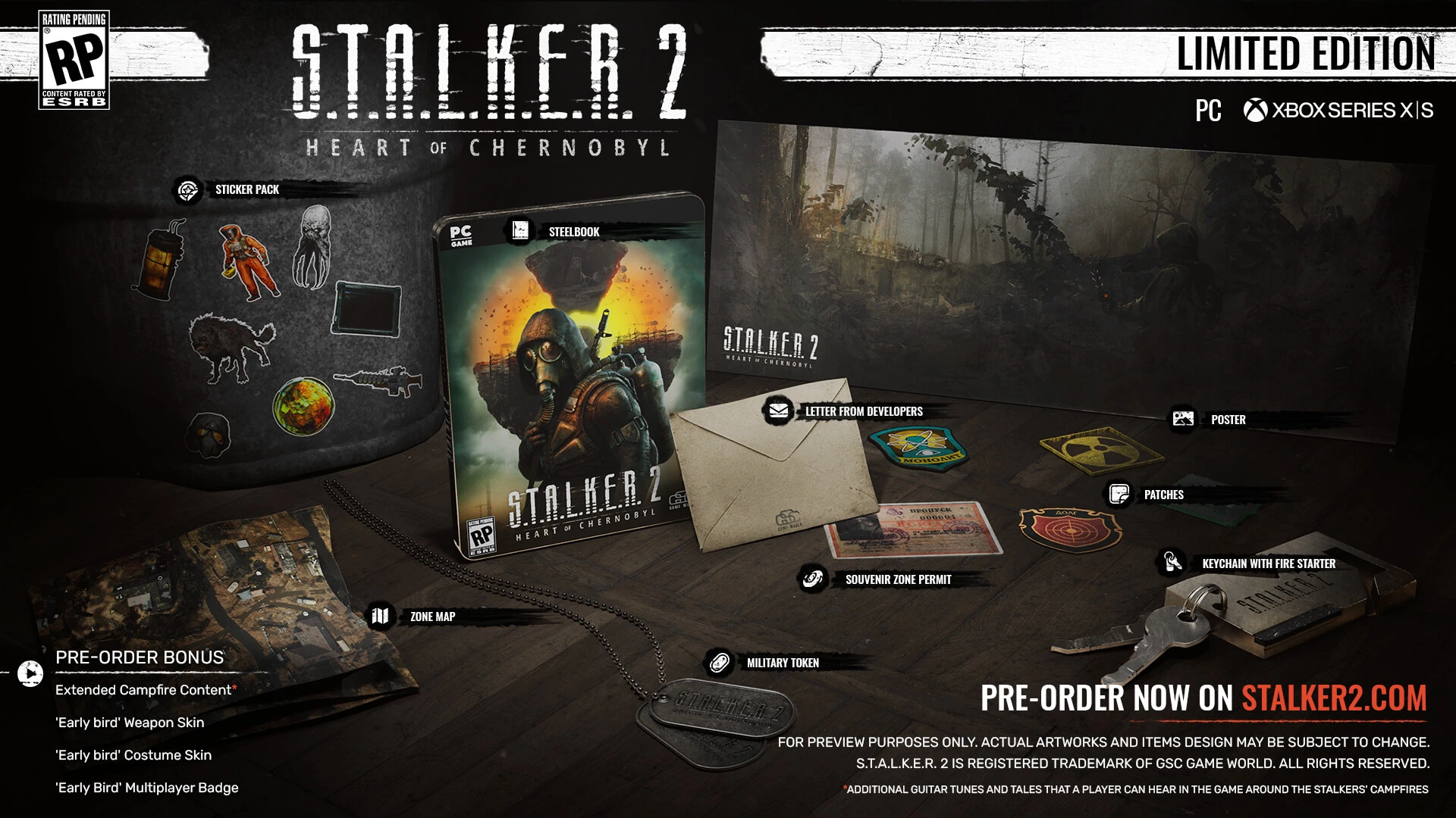  S.T.A.L.K.E.R. 2 Heart of Chornobyl Physical Limited Edition