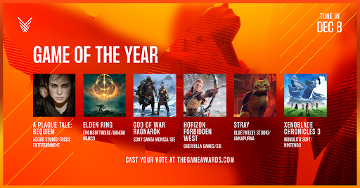 VOTING OPENS FOR THE EE GAME OF THE YEAR AWARD AHEAD OF THE 2022