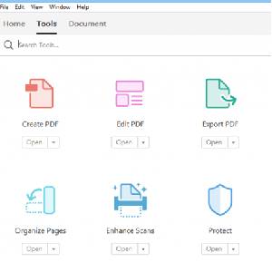 Adobe Acrobat Pro 2020 - Tools