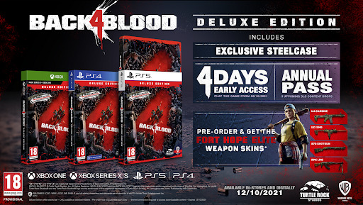 Back 4 Blood Editions: Pre-Order, Ultimate, Deluxe, Standard PS4, PS5, Xbox  Series X, Xbox Game Pass, Steam, Epic Game Store