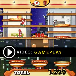 BurgerTime Party Gameplay Video