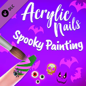 Acrylic Nails! Spooky Painting