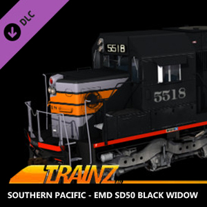 Trainz Plus Southern Pacific-EMD SD50 Black Widow