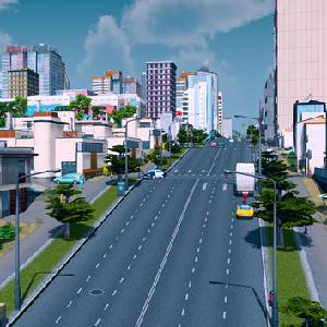 Cities Skylines Relaxation Station Six Lane Road