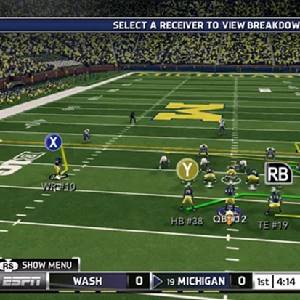 College Football 25 - Select A Receiver To View Breakdown