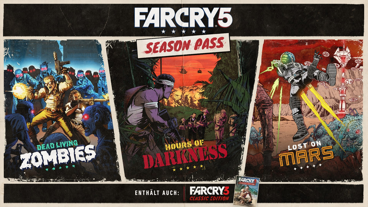 Far Cry 5 S Season Pass Will Bring 3 Far Out Stand Alone Adventures