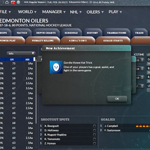 Franchise Hockey Manager 9 New Achievement