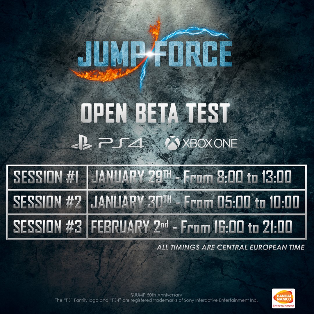 Jump Force Updated Beta Schedule