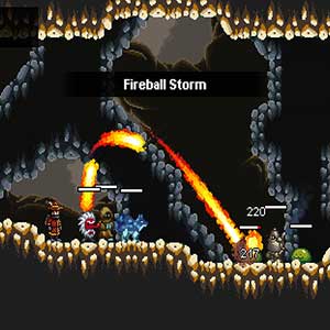Monster Sanctuary Fireball Storm
