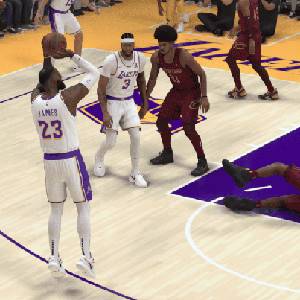 NBA 2K25 - Lebron James Three-pointer