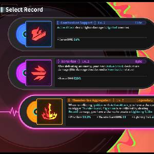 Neon Echo - Select Record