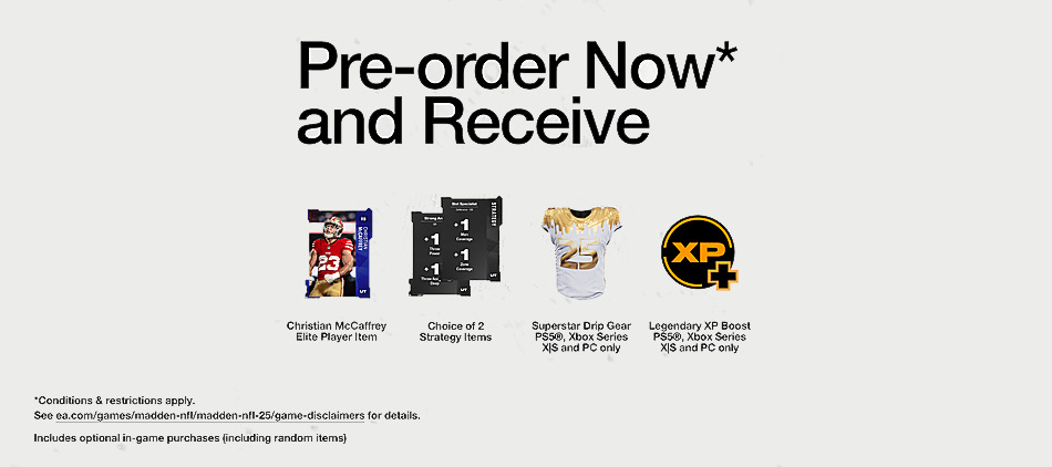 Madden NFL 25 Pre-order Bonus