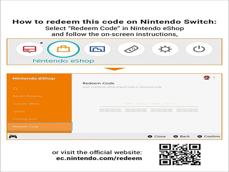 online membership code nintendo switch