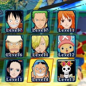 One Piece Unlimited World Red - Characters