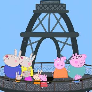 Peppa Pig World Adventures Eiffel Tower