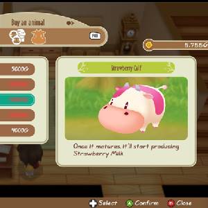 Story of Seasons Friends of Mineral Town - Strawberry Calf