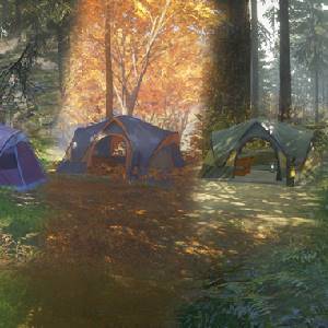 theHunter Call of the Wild Tents and Ground Blinds - Different Season