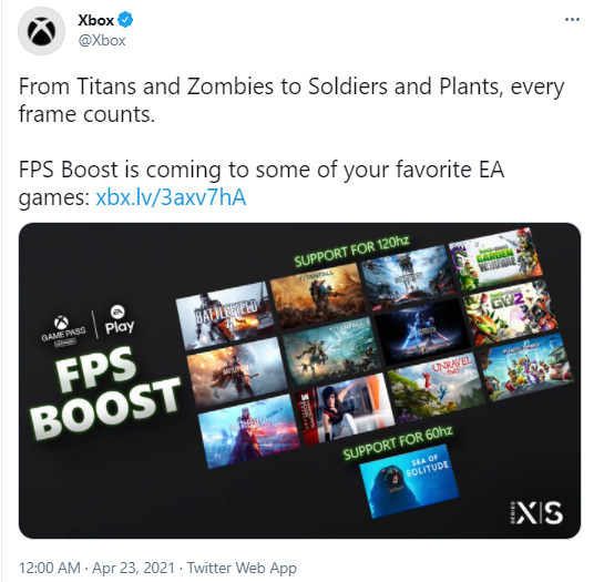 All FPS Boost Games For Xbox Series X And Xbox Series S
